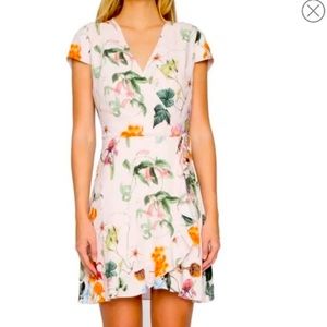 Willow & Clay ruffle wrap dress